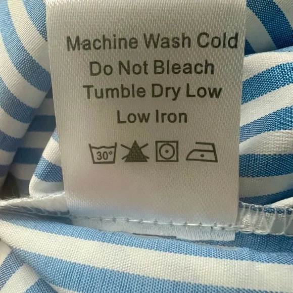 Tuckernuck Blue Stripe Royal Shirt Dress - Picture 9 of 9